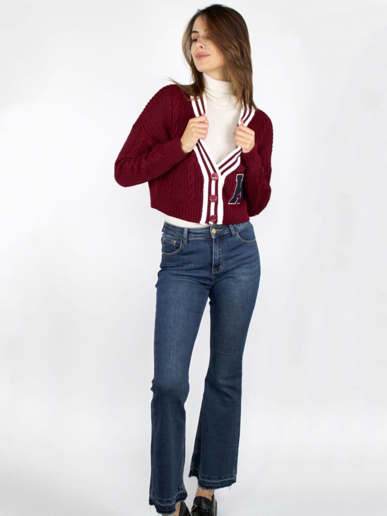 Jeans a zampetta