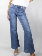 Jeans con risvolto