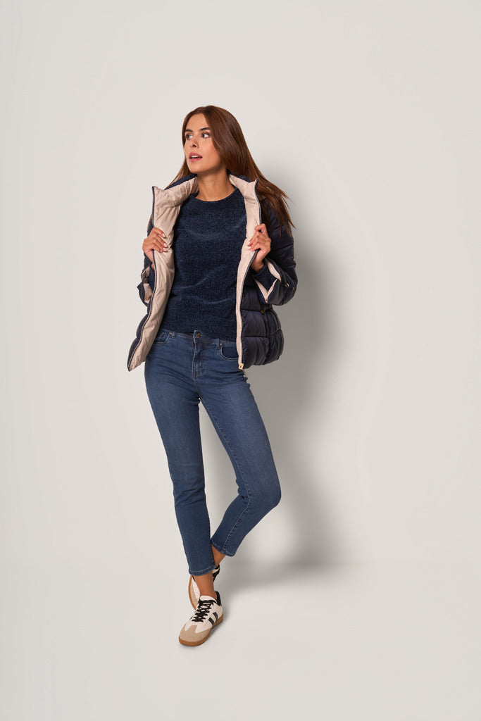 Jeans skinny a vita media donna