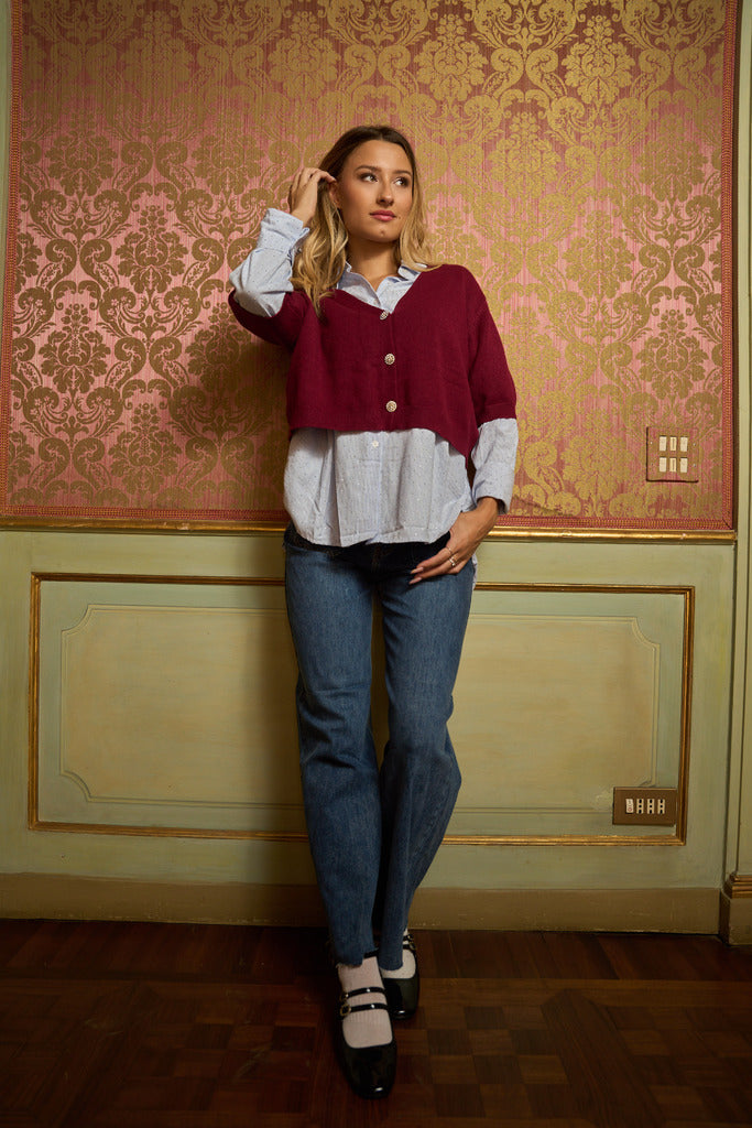 Jeans dritto a vita regolare