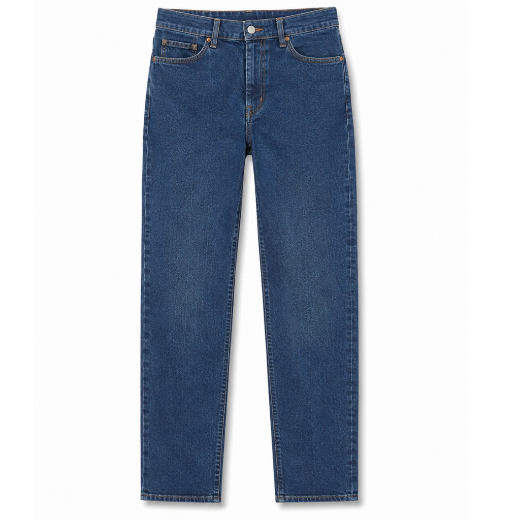 Jeans dritto liscio