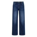 Jeans a vita alta con doppio bottone