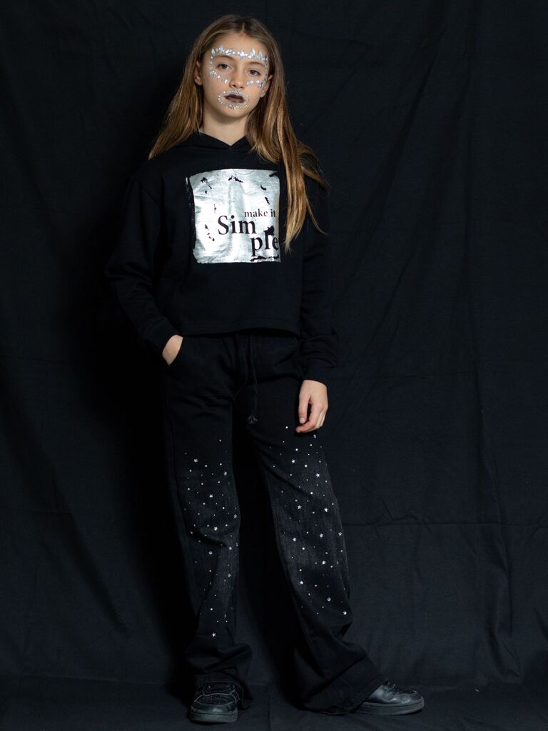 Jeans strass stelline