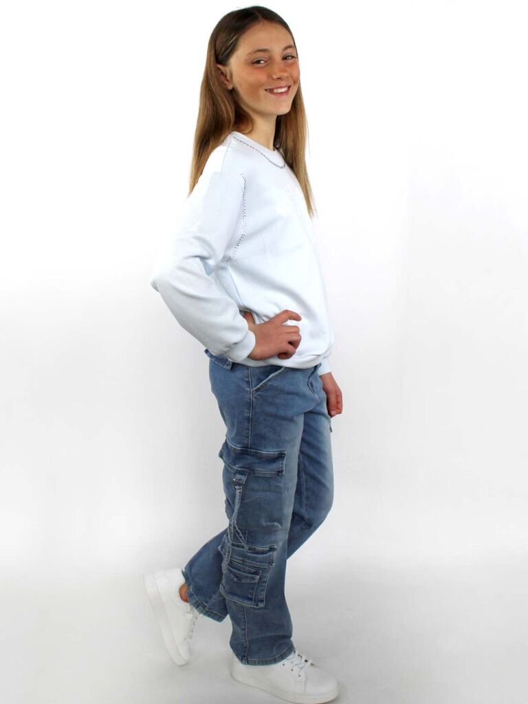 Jeans con tasconi