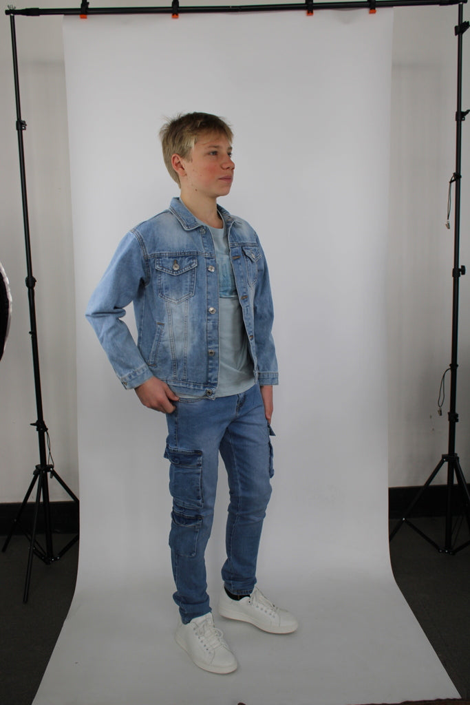 Jeans da bambino con tasconi