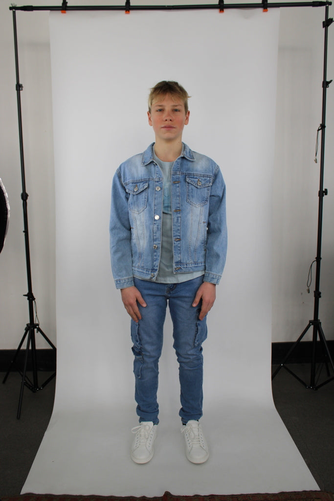 Jeans da bambino con tasconi