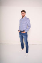 Carica l&#39;immagine nel visualizzatore di Gallery, Jeans slim fit blu denim

