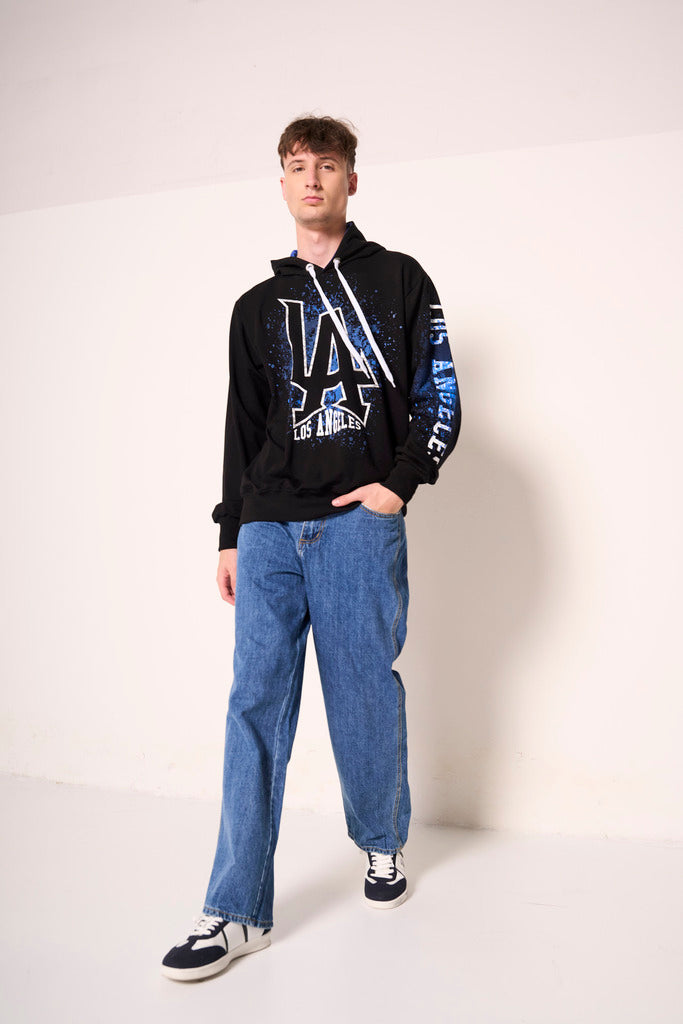 Jeans uomo a gamba dritta effetto vintage