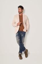 Carica l&#39;immagine nel visualizzatore di Gallery, Jeans Uomo Blu Effetto Used
