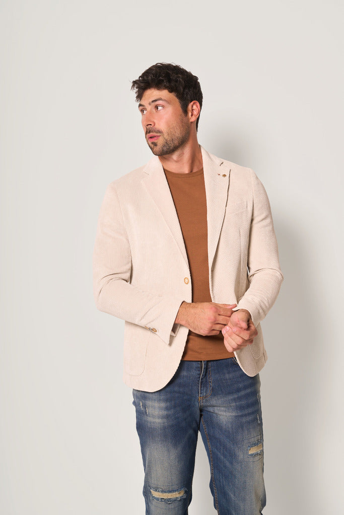 Jeans Uomo Blu Effetto Used
