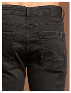 Jeans nero lavato slim fit