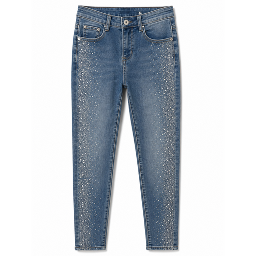 JEANS CON STRASS