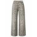 Jeans leopardato donna