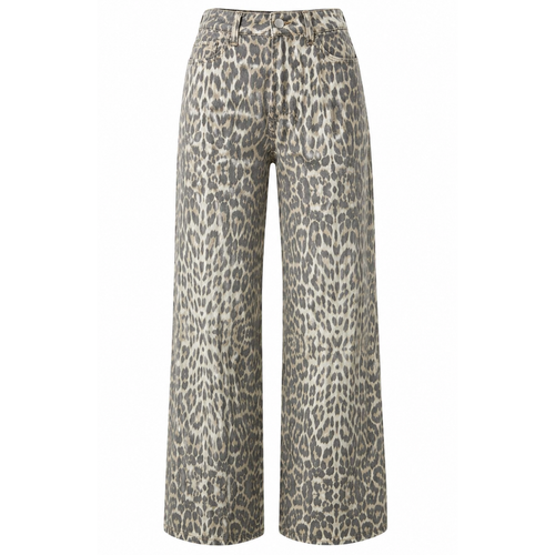 Jeans leopardato donna
