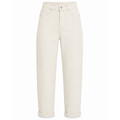 Jeans mom fit con risvolto