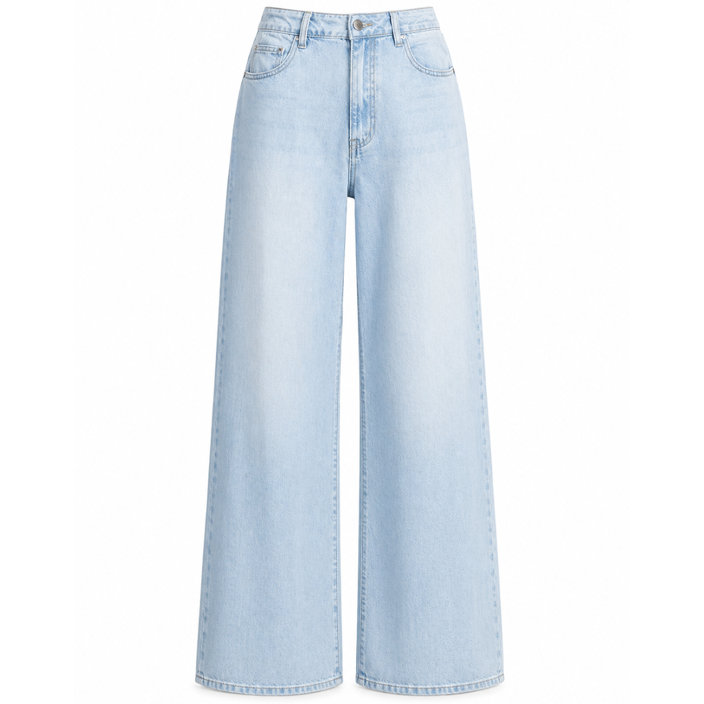 Jeans Wide leg lavaggio chiaro