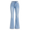 Jeans flared cropped donna