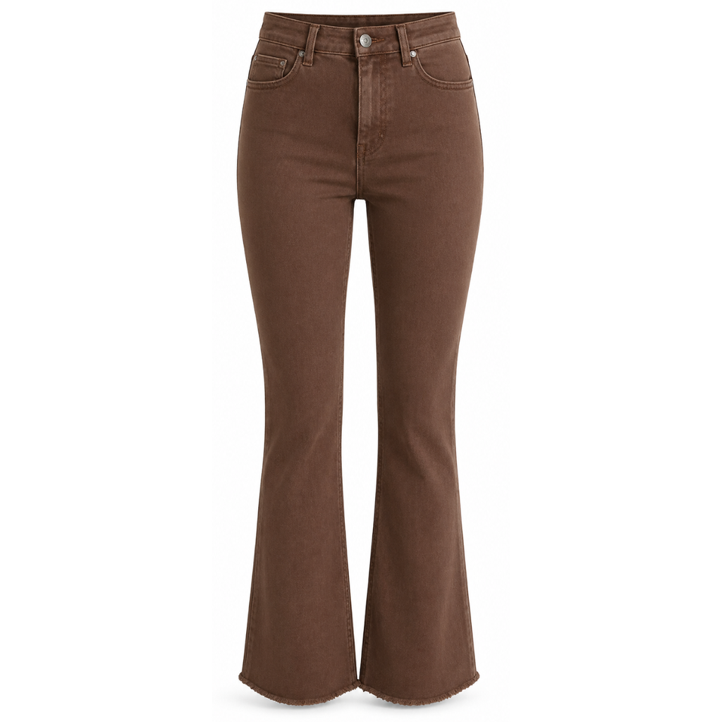 Jeans bootcut sfrangiati