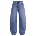 Jeans balloon vita alta donna