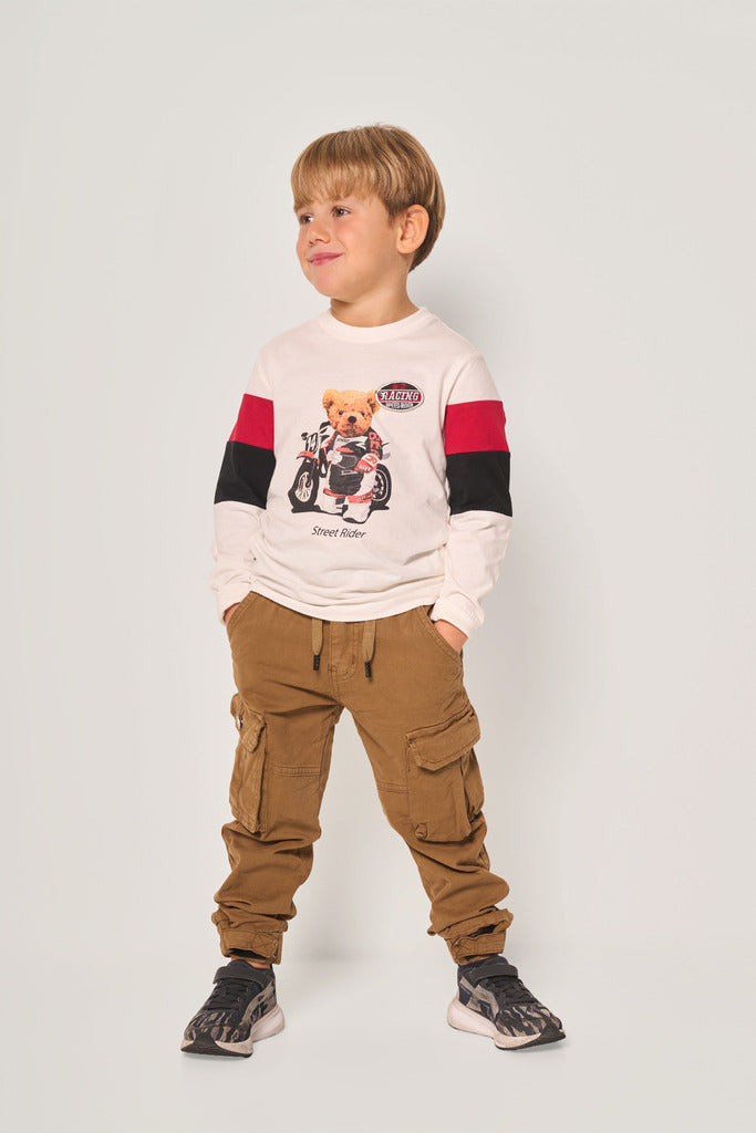 Maglia maniche lunghe con stampa