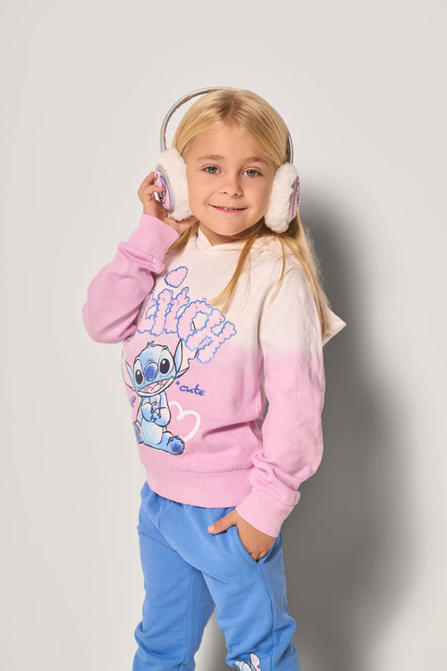 Felpa con cappuccio “Stitch” bambina