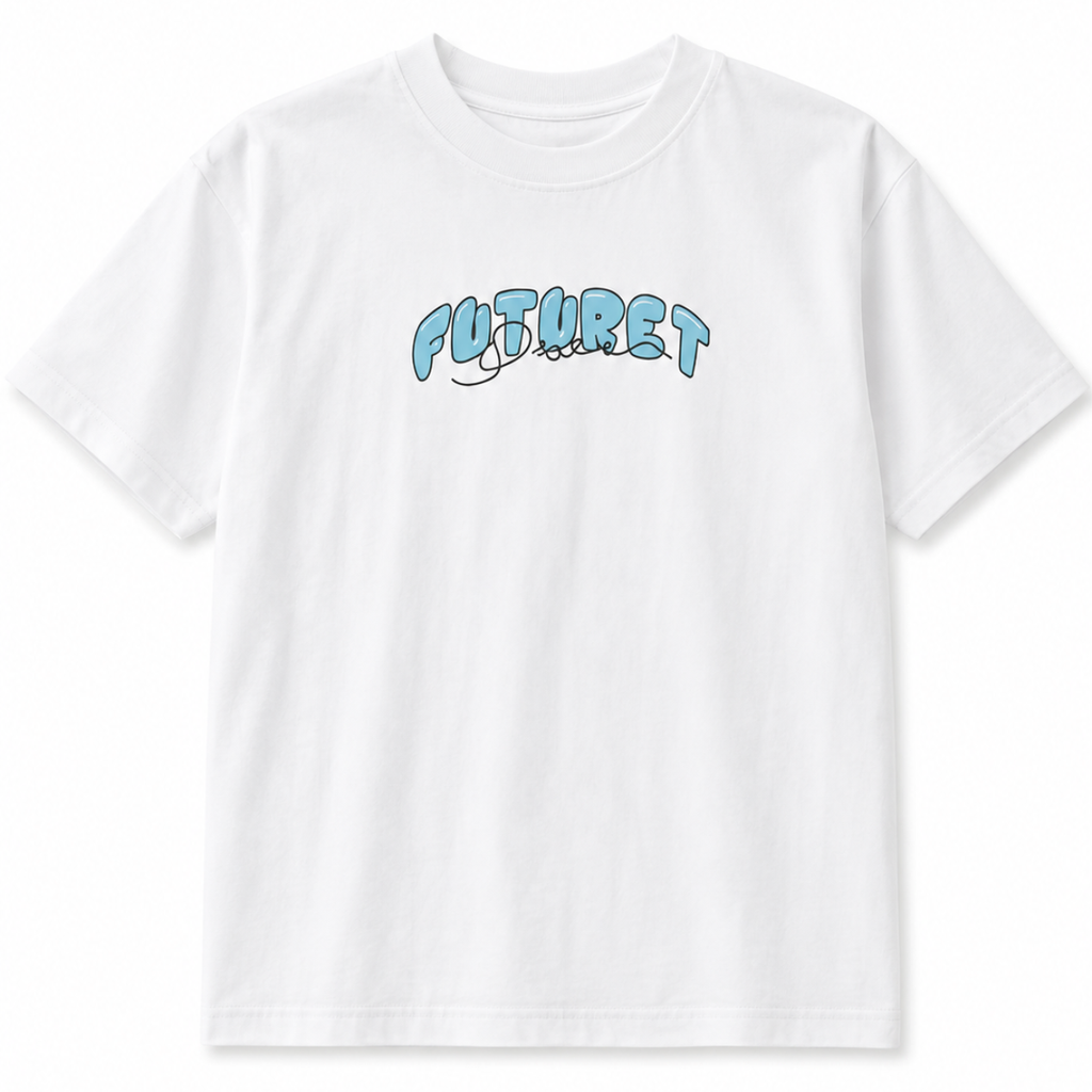 T-shirt con stampa dietro