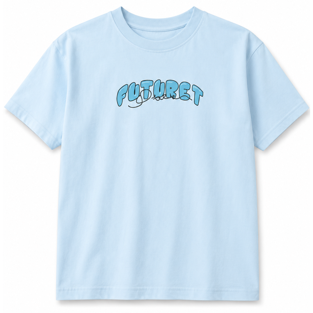 T-shirt con stampa dietro