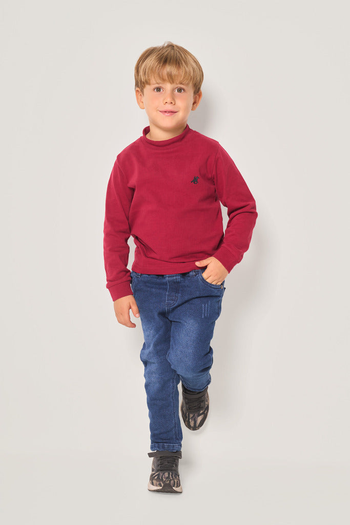 Maglia a collo alto bambino