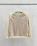 Felpa bambina con paillettes