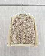 Felpa bambina con paillettes