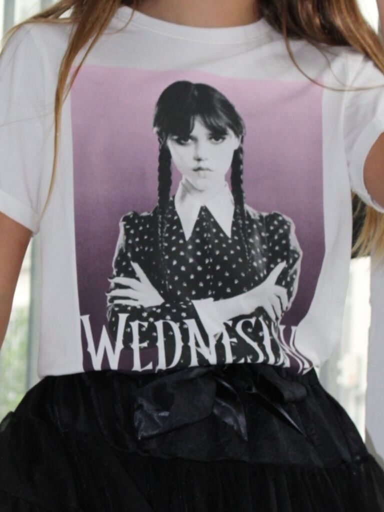 T-shirt stampa Wednesday