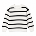 Maglia girocollo rigata