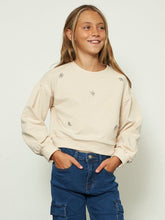 Carica l&#39;immagine nel visualizzatore di Gallery, Maglia con applicazioni strass
