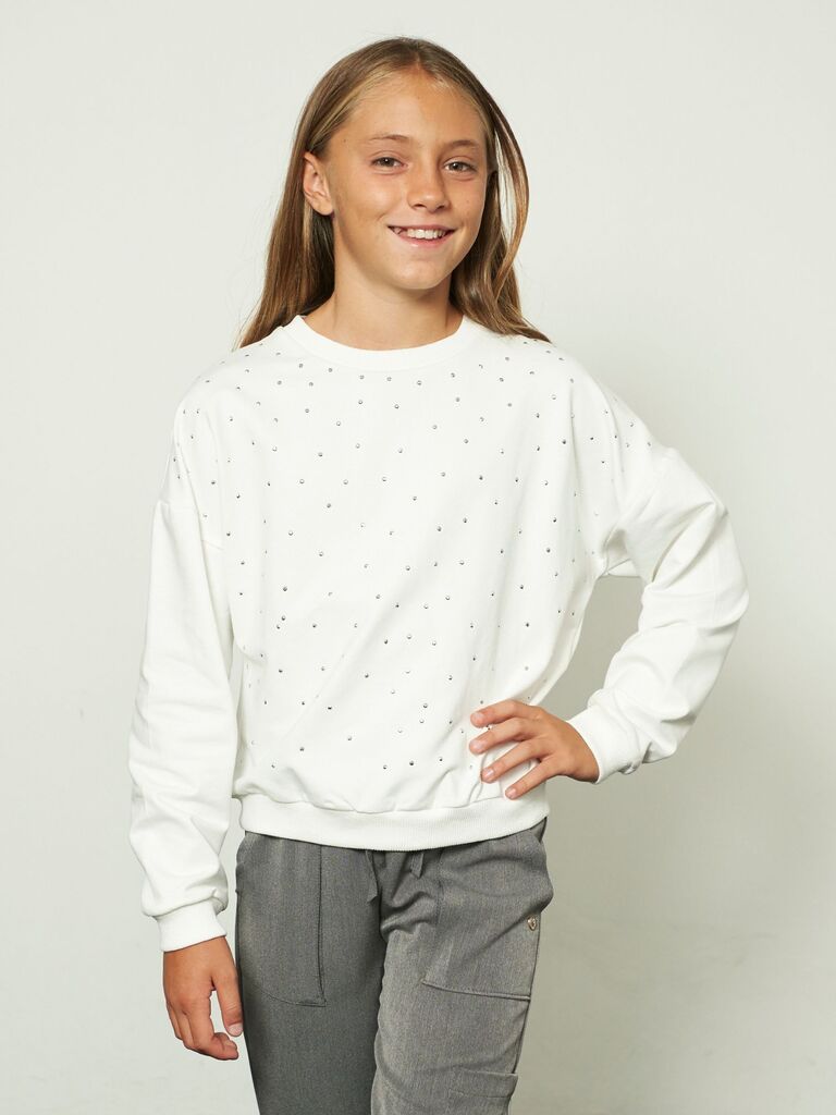 Maglia con borchiette