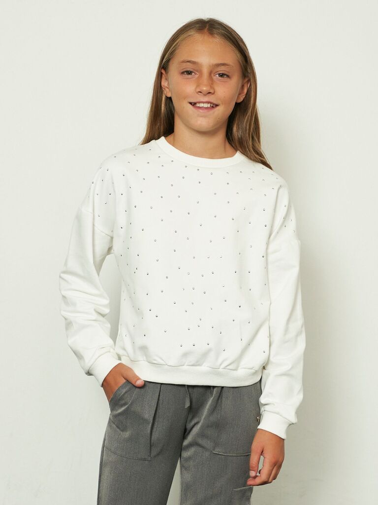 Maglia con borchiette