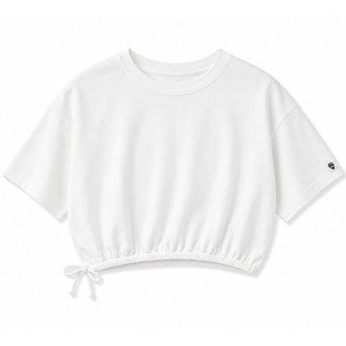 T-shirt da bambina con elastico