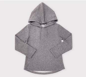 Felpa bambina con cappuccio