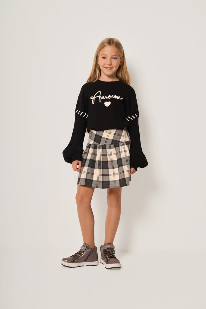 Maglia bambina con ricamo