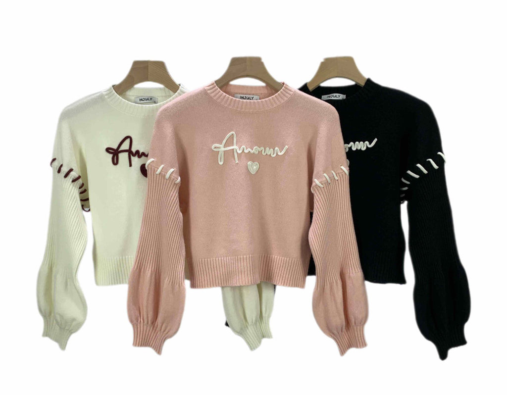 Maglia bambina con ricamo
