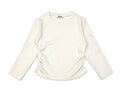 Maglia bambina con arricciature laterali