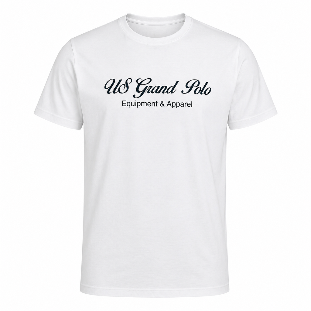 T-shirt con scritta al centro