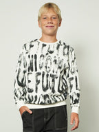 Maglia con scritte grandi