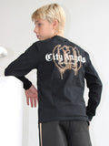 Maglia con scritte "City Angels"