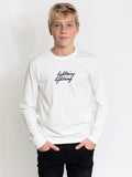 T-shirt con scritta e ali