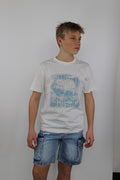 T-shirt con stampa al centro