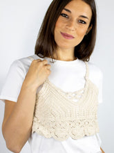 Carica l&#39;immagine nel visualizzatore di Gallery, Maglietta con top crochet
