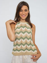 Carica l&#39;immagine nel visualizzatore di Gallery, Top in maglia con filo lurex
