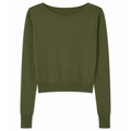 Maglia Crop Girocollo Donna
