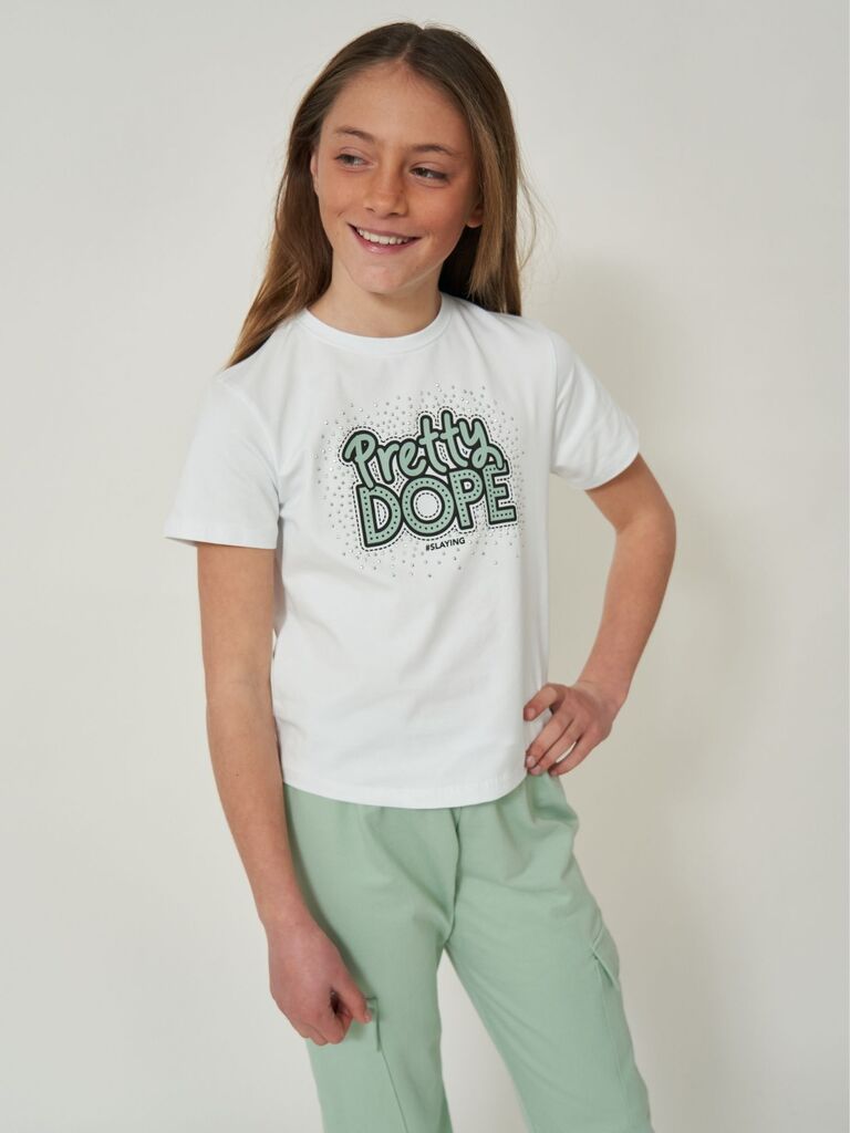 T-shirt con scritta