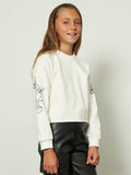 Maglia con disegni maniche